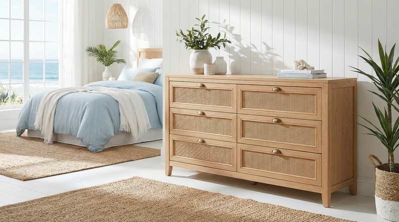 Coastal 6-Drawer Dresser