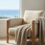 Linen Reading Chair - 1