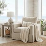 Linen Reading Chair - 3