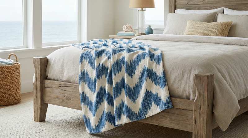Cotton Wave Throw