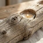 Driftwood Candle Holders - 2