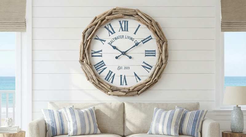 Driftwood Wall Clock