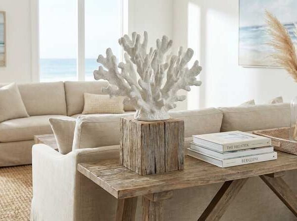 White Coral Sculpture