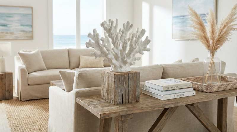 White Coral Sculpture