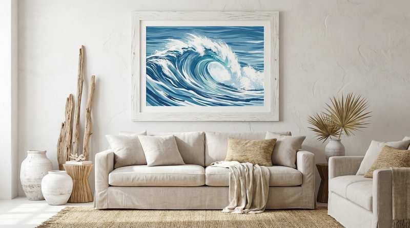 Framed Ocean Print