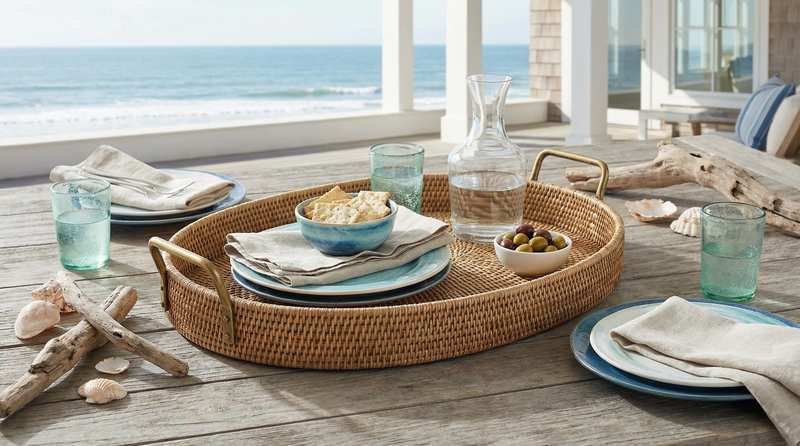 Rattan Serving Tray