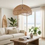 Woven Rattan Pendant - 3