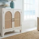 Rattan Accent Cabinet - 1