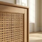 Rattan Accent Cabinet - 2