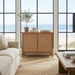 Rattan Accent Cabinet - 3