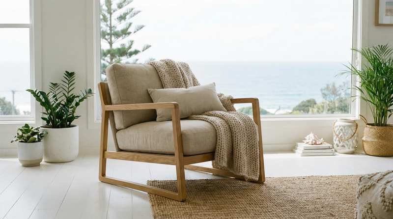 Linen Armchair