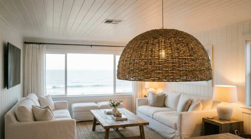 Seagrass Pendant Light