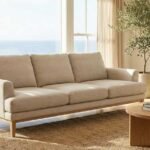 3-Seater Linen Sofa - 1