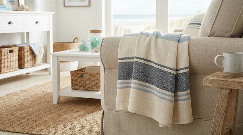 Coastal Throw Blanket
