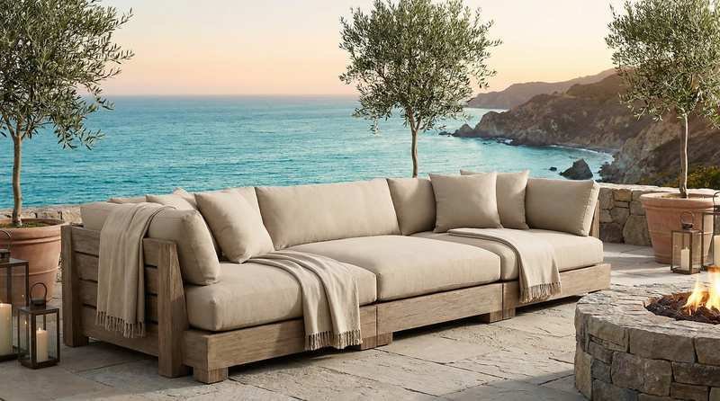 Teak Outdoor Sofa