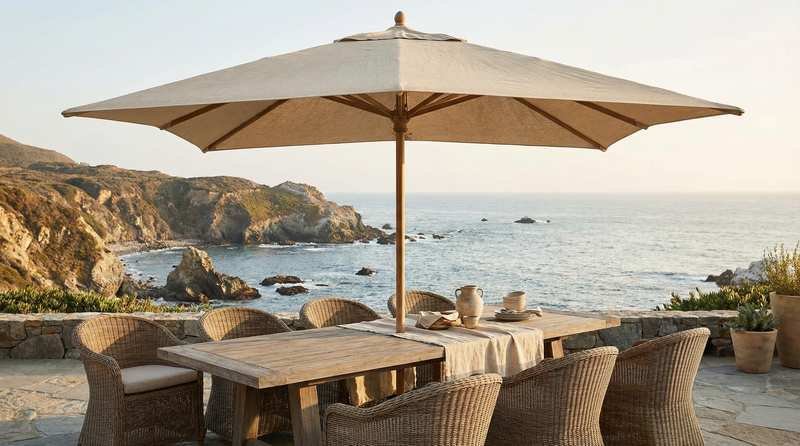 Canvas Outdoor Umbrella